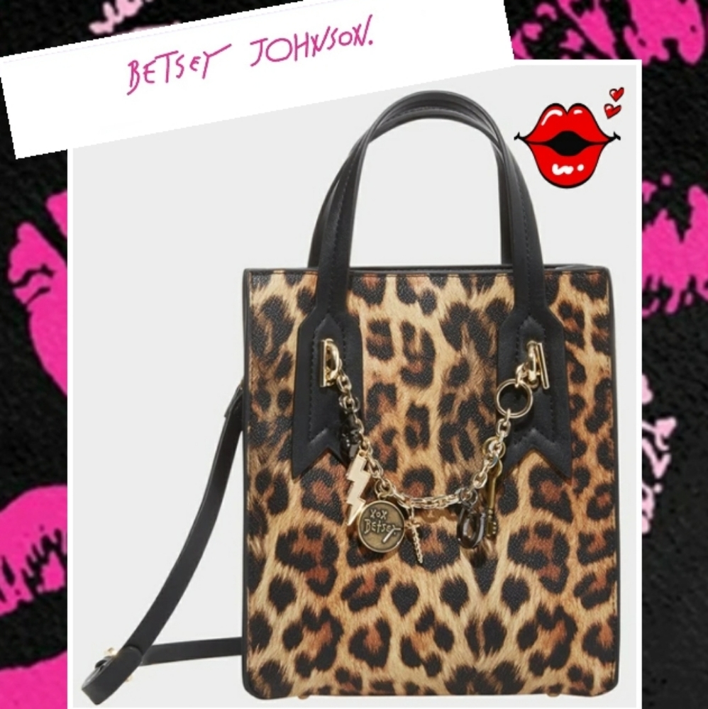 Betsey Johson 🐆 Animal Instinct Small Handbag